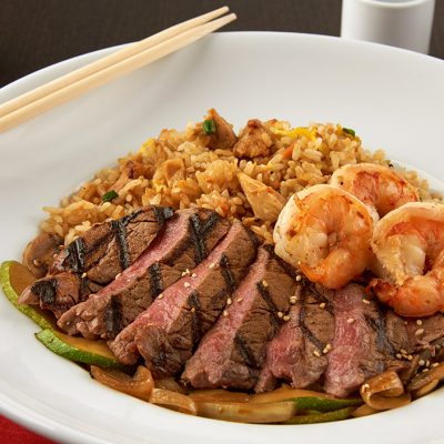 Filet Mignon and Shrimp